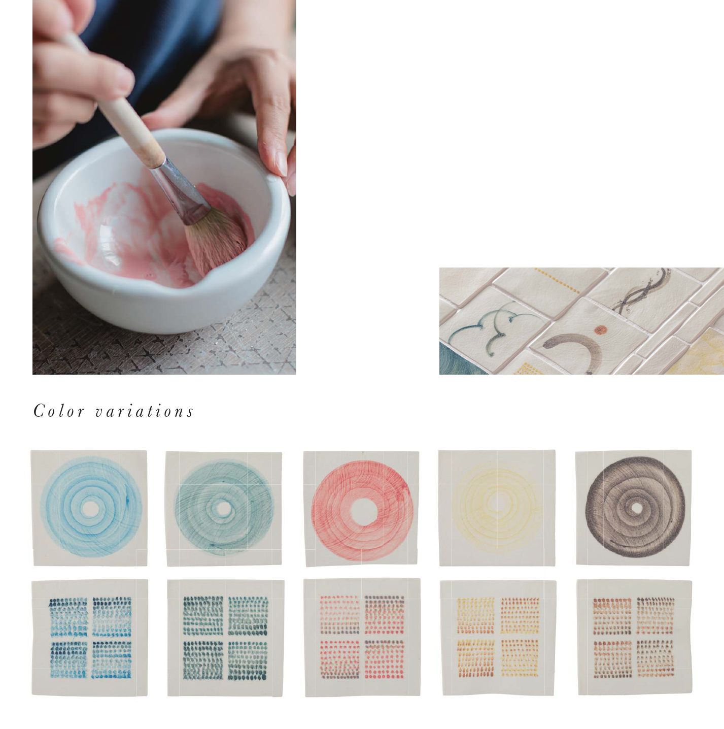 Ehon Hand Painted - Red