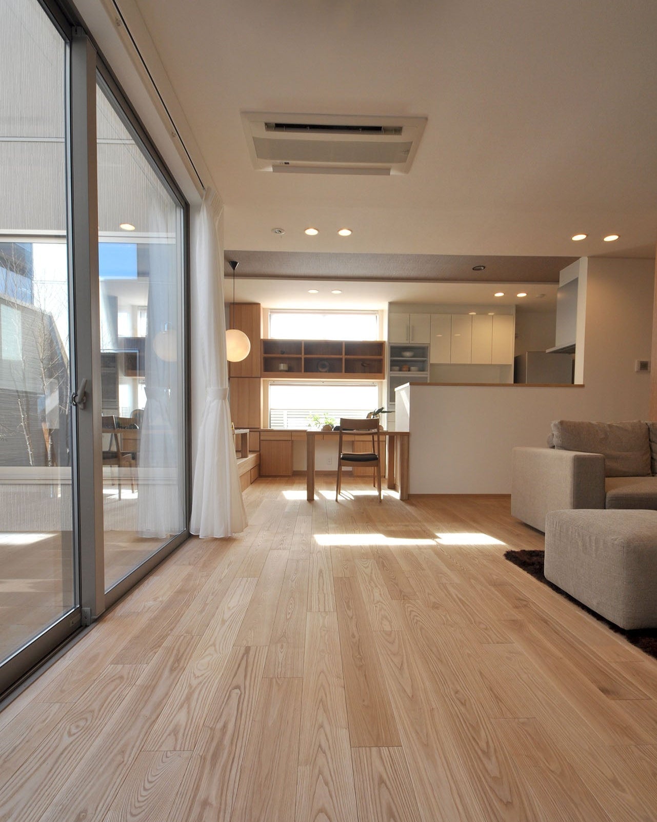 タモアッシュ無垢フローリング