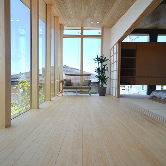 無垢ヒノキフローリング