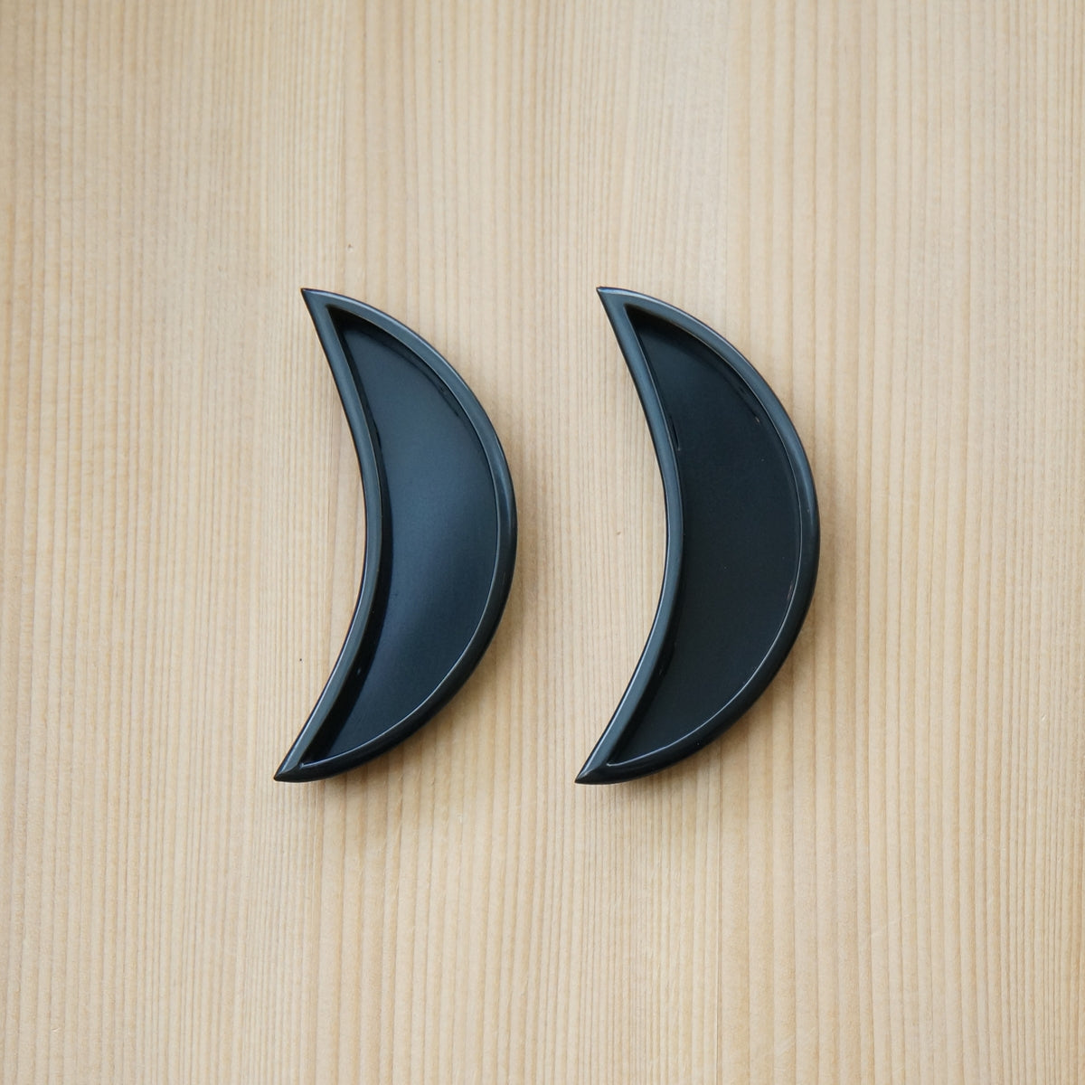 Crescent Moon Fusuma Pull – Smoke | Limited Edition