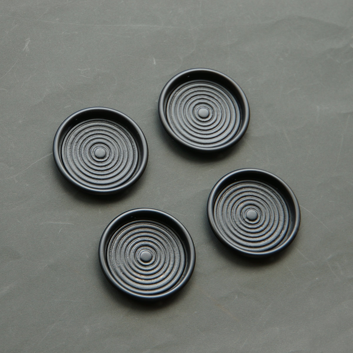 Black Spiral Pattern Fusuma Pull | Limited Edition