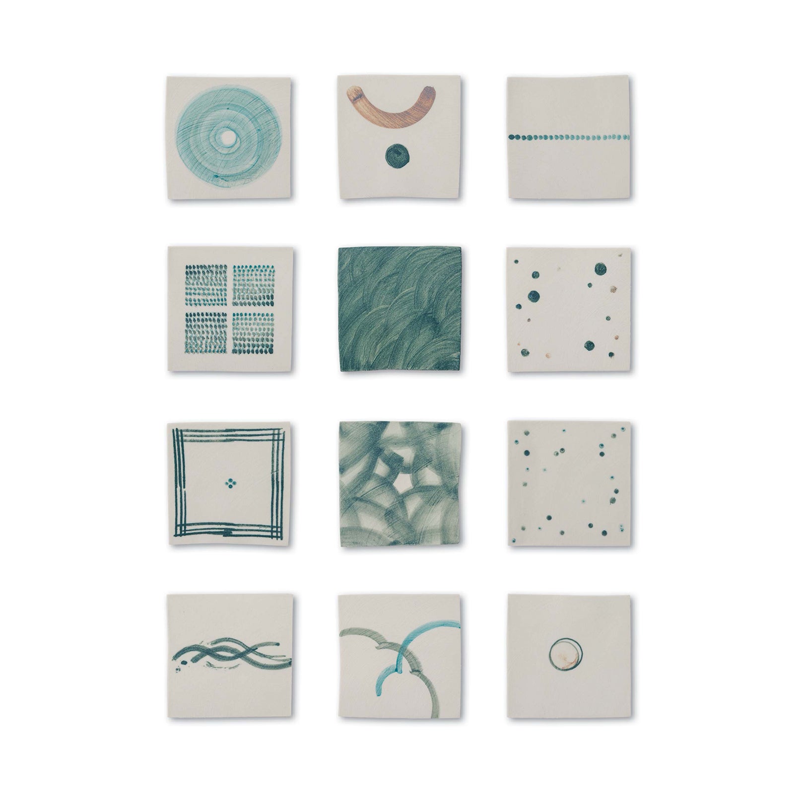 Ehon Hand Painted - Green