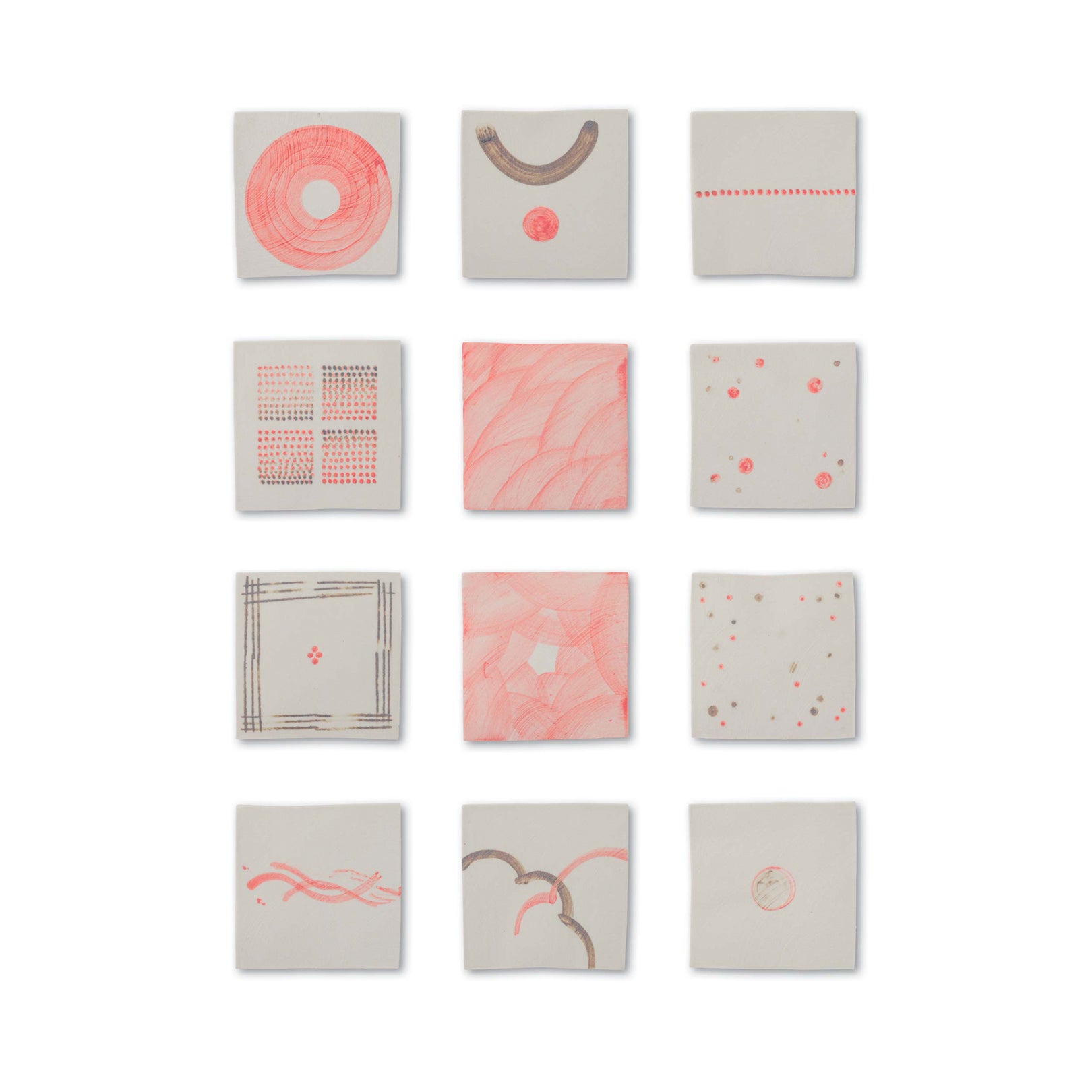 Ehon Hand Painted - Red