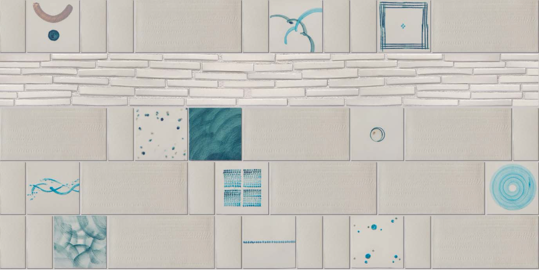 Ehon Hand Painted - Blue