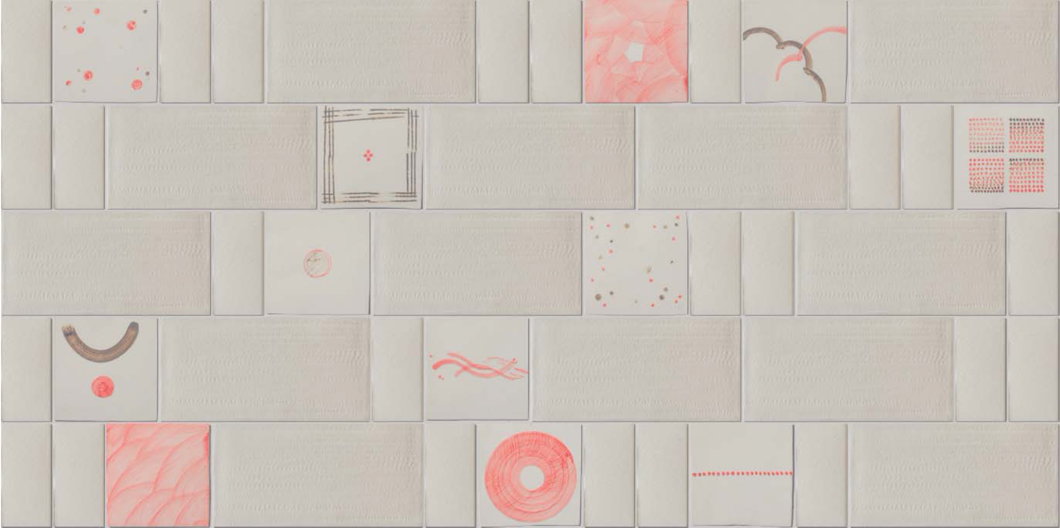 Ehon Hand Painted - Red