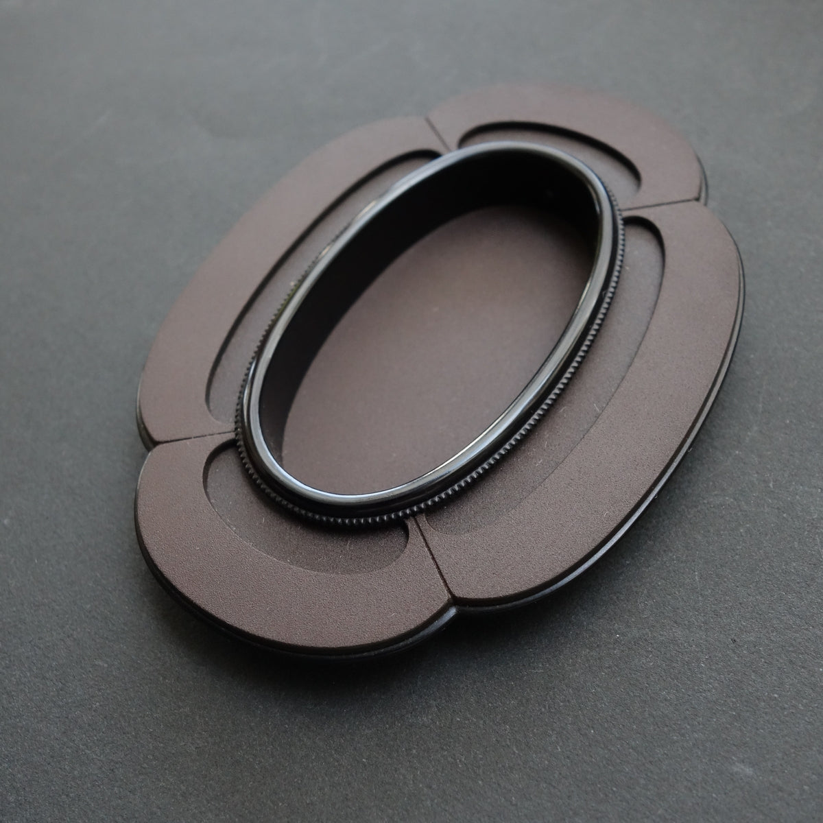 Rust-Toned Long Mokko Fusuma Pull – Two-Piece Set