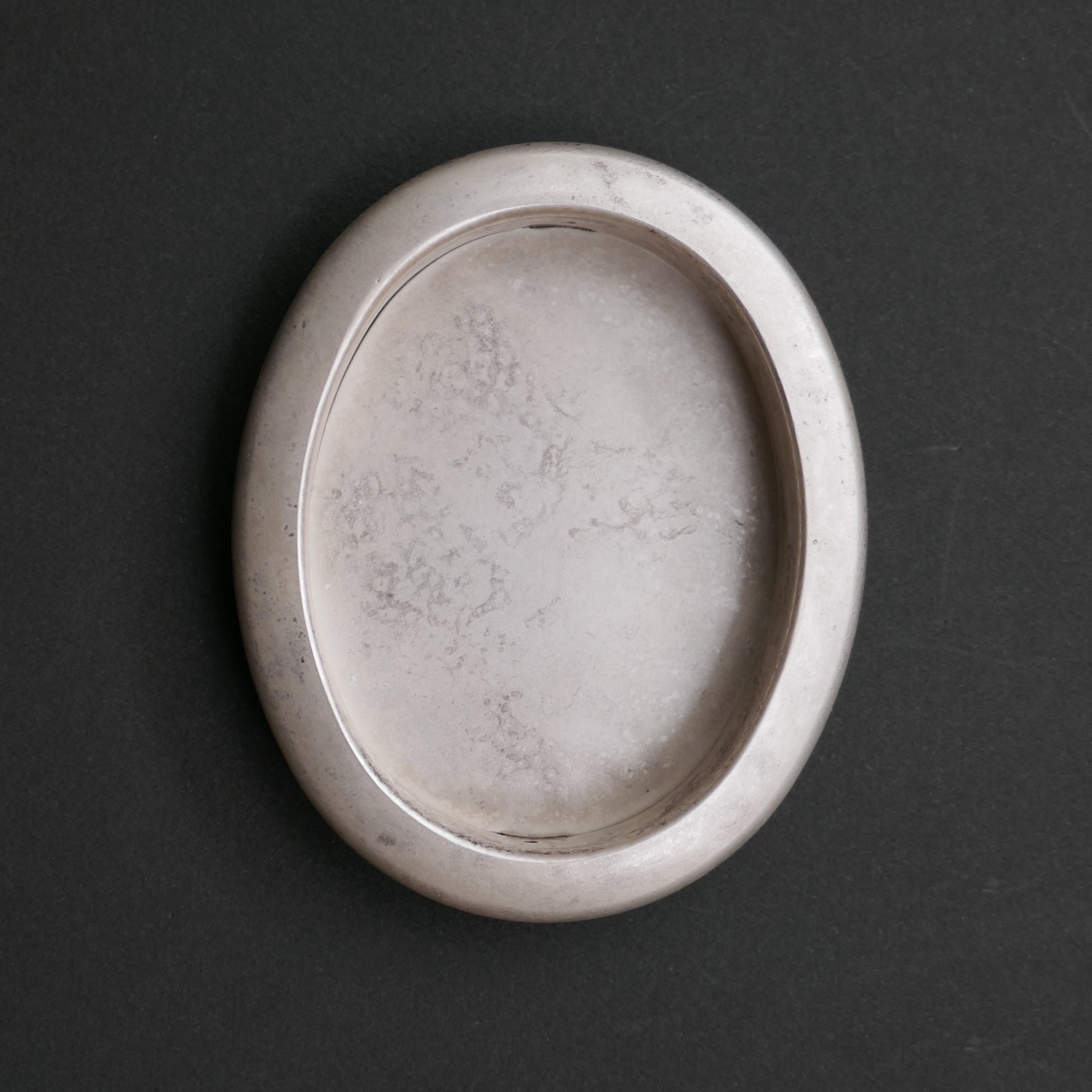 Muroiro Oval Pull - Antique Silver