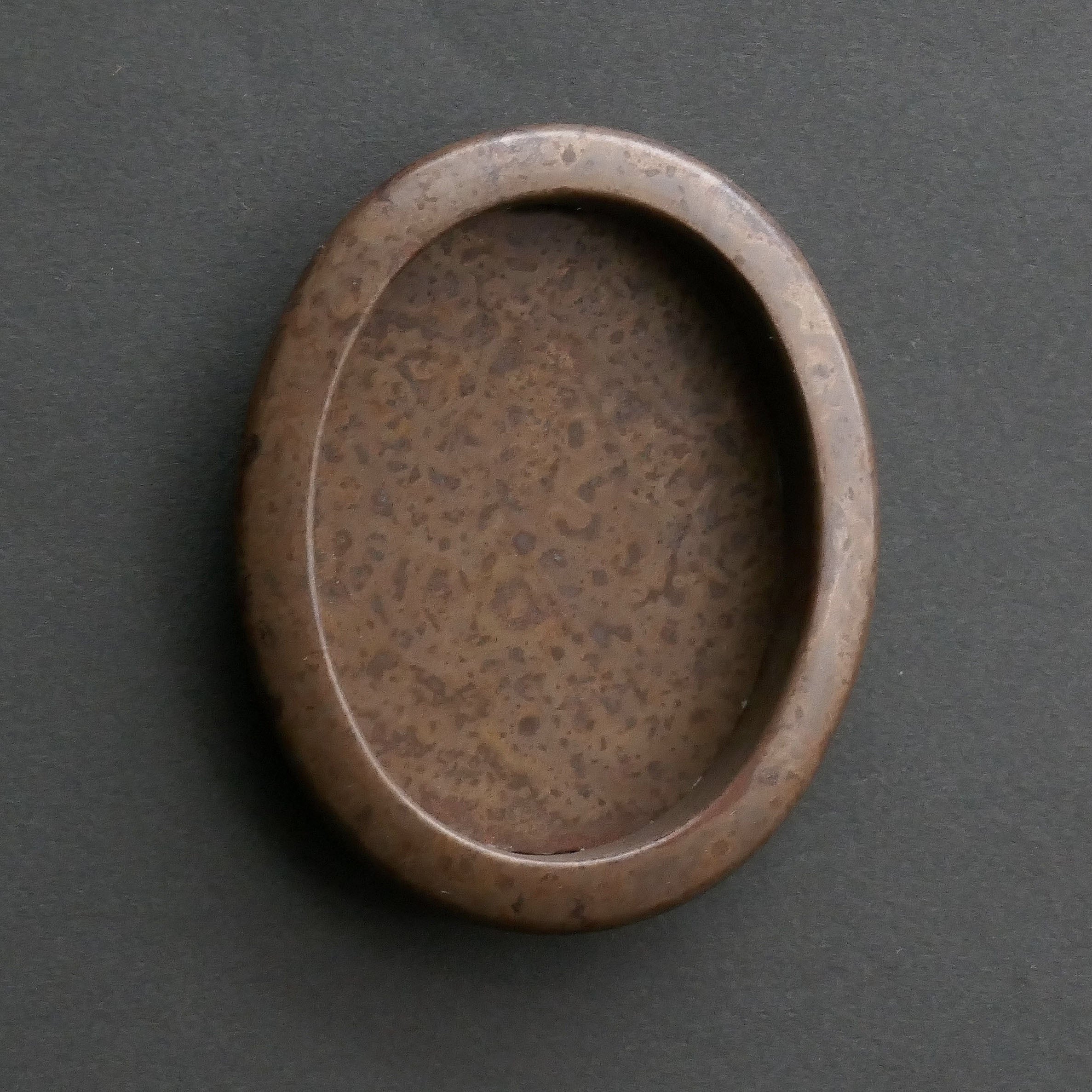 Muroiro Oval Pull - Antique Copper