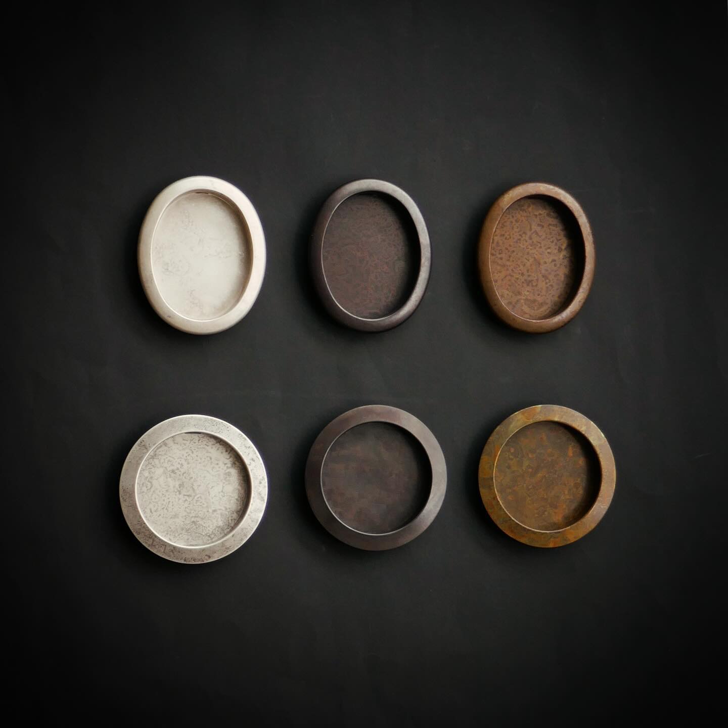 Muroiro Round Edge Fusuma Pull - Black